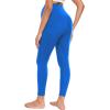 imagewirarpa Womens Maternity Leggings Over The Belly Pregnancy Yoga Pants Buttery Workout Activewear 25quotBright Blue
