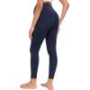imagewirarpa Womens Maternity Leggings Over The Belly Pregnancy Yoga Pants Buttery Workout Activewear 25quotNavy