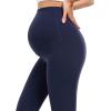 imagewirarpa Womens Maternity Leggings Over The Belly Pregnancy Yoga Pants Buttery Workout Activewear 25quotNavy
