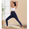 imagewirarpa Womens Maternity Leggings Over The Belly Pregnancy Yoga Pants Buttery Workout Activewear 25quotNavy