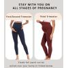 imagewirarpa Womens Maternity Leggings Over The Belly Pregnancy Yoga Pants Buttery Workout Activewear 25quotNavy