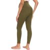 imagewirarpa Womens Maternity Leggings Over The Belly Pregnancy Yoga Pants Buttery Workout Activewear 25quotOlive Green