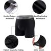imagewirarpa Mens Mesh Breathable Boxer Briefs Cool Breeze Mens Underwear Open Fly 4 PackBlack4 Pack