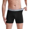 imagewirarpa Mens Mesh Breathable Boxer Briefs Cool Breeze Mens Underwear Open Fly 4 PackBlack4 Pack