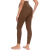 imagewirarpa Womens Maternity Leggings Over The Belly Pregnancy Yoga Pants Buttery Workout Activewear 25quotBrown