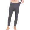 imagewirarpa Mens Cotton Long Johns Thermal Underwear Set Base Layer Lightweight Long Sleeve Top and BottomDark Grey
