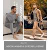 imagewirarpa Mens Long Johns Thermal Underwear Set Fleece Lined Base Layer Long Sleeve Top and Bottom for Winter WarmthLight Grey