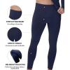 imagewirarpa Mens Long Johns Thermal Underwear Set Fleece Lined Base Layer Long Sleeve Top and Bottom for Winter WarmthNavy