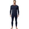 imagewirarpa Mens Long Johns Thermal Underwear Set Light Fleece Lined Base Layer Long Sleeve Top and BottomNavy