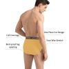 imagewirarpa Mens Cotton Stretch Underwear Support Briefs Wide Waistband MultipackRedOrangeYellowBlue