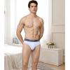 imagewirarpa Mens Cotton Stretch Underwear Support Briefs Wide Waistband MultipackWhite