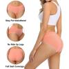 imagewirarpa Womens Cotton Underwear High Waist Stretch Briefs Soft Underpants Ladies Full Coverage Panties 5 PackAmulticolor015 Pack