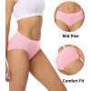 imagewirarpa Womens Cotton Underwear High Waist Stretch Briefs Soft Underpants Ladies Full Coverage Panties 5 PackMulticolor025 Pack