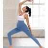 imagewirarpa Womens Maternity Leggings Over The Belly Pregnancy Yoga Pants Buttery Workout Activewear 25quotIceberg Blue