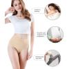 imagewirarpa Womens Cotton Underwear High Waisted Ladies Panties Full Coverage Briefs 4 Pack Regular ampamp Plus SizeBeige4 Pack