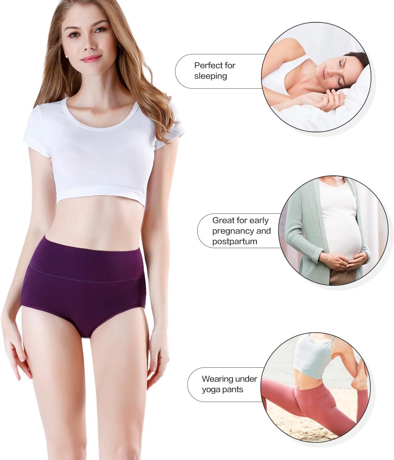 imagewirarpa womens Full CoverageBlack deep Red navy Blue purple4 Pack