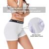 imagewirarpa Womens Cotton Boxer Briefs Underwear Boy Shorts 3quot Inseam 4 PackWhite