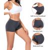 image:imagewirarpa Womens Boyshorts Panties Cotton Boxer Briefs for Ladies Underwear Shorts with Cotton Crotch 4 PackBlackDark GreyDark PinkBeige