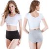 image:imagewirarpa Womens Cotton Underwear High Waisted Ladies Panties Full Coverage Briefs 4 Pack Regular amp Plus SizeBlackWhiteGrayBeige  Set 7