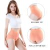 image:imagewirarpa Womens Cotton Underwear High Waisted Ladies Panties Full Coverage Briefs 4 Pack Regular amp Plus SizeSoothing SeaOrange Slate Rose Lilac Set 21