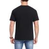 image:imagewirarpa Mens TShirts 100 Cotton Crewneck Short Sleeve Tees Casual Plain Mens T ShirtsBlackWhite
