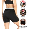 image:imagewirarpa Womens Boxer Briefs Cotton Underwear Anti Chafing Boy Shorts Panties 55 Inseam 4 PackBlack