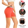 image:imagewirarpa Womens Boxer Briefs Cotton Underwear Anti Chafing Boy Shorts Panties 55 Inseam 4 PackPlum RedOrangeYellowAiry Blue