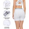 image:imagewirarpa Womens Boxer Briefs Cotton Underwear Anti Chafing Boy Shorts Panties 55 Inseam 4 PackWhite