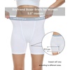 image:imagewirarpa Womens Boxer Briefs Cotton Underwear Anti Chafing Boy Shorts Panties 55 Inseam 4 PackWhite