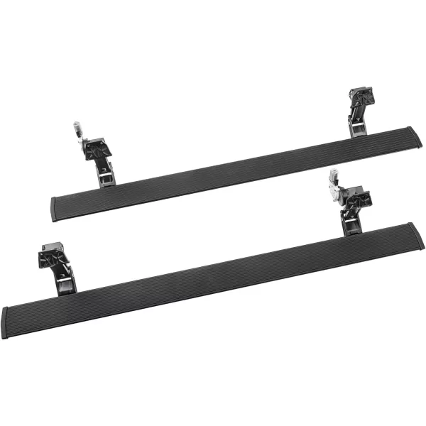 imageAMP Research RealTruck PowerStep PlugNPlay  Fits 2015  2020 Ford F150 Regular CabSuperCabSuperCrew  7615101A  Ergonomic RustProof Aluminum True Flush MountPowerStep PlugNPlay