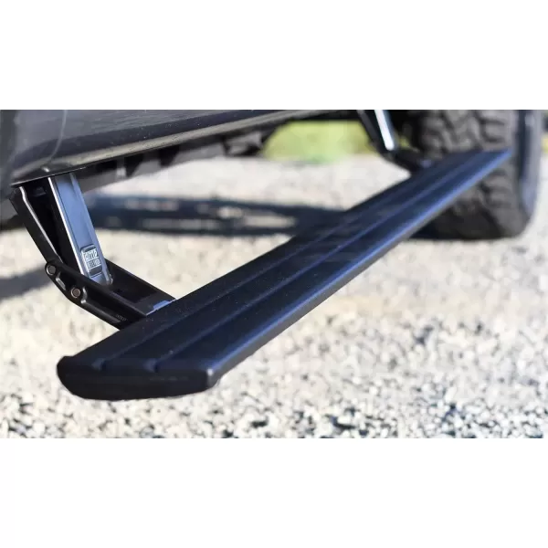 imageAMP Research RealTruck PowerStep PlugNPlay  Fits 2019  2023 Ford Ranger 2021  2024 Ford Bronco 2Door ampamp 4Door  7614001A  Ergonomic RustProof Aluminum True Flush MountPowerStep Smart Series