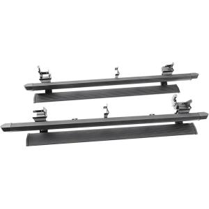 imageAMP Research RealTruck PowerStepXL  Fits 20072018 Jeep Wrangler JK 4Door  7712201A  Ergonomic RustProof Aluminum True Flush Mount 4quot Lower Drop DownPowerStepXL