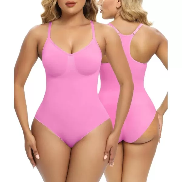 SHAPERX Bodysuit for Women Tummy Control Shapewear Racerback Seamless Sculpting Body Shaper Tank Top