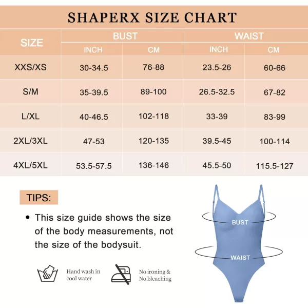 SHAPERX Low Back Bodysuit for Women Tummy Control Shapewear Seamless Sculpting Body Shaper Thong Tank Top