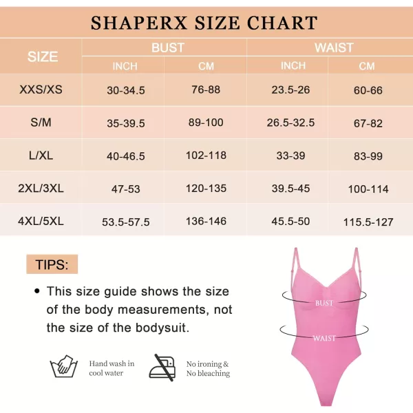 SHAPERX Low Back Bodysuit for Women Tummy Control Shapewear Seamless Sculpting Body Shaper Thong Tank Top