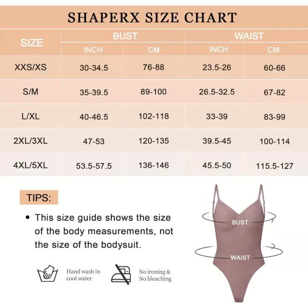 SHAPERX Low Back Bodysuit for Women Tummy Control Shapewear Seamless Sculpting Body Shaper Thong Tank Top