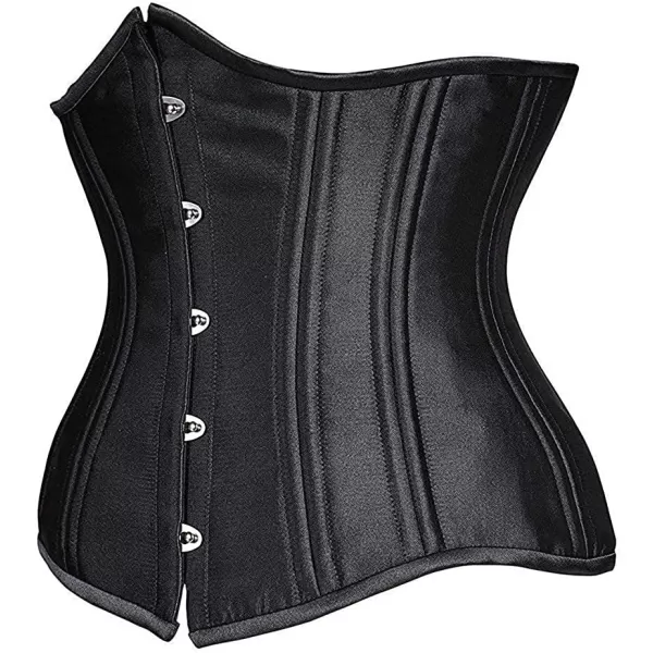 SHAPERX Women 24 Double Steel-Boned Longline Heavy Duty Waist Training Corsets Shaper