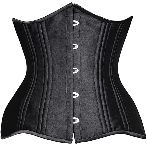 SHAPERX Women 24 Double Steel-Boned Longline Heavy Duty Waist Training Corsets Shaper