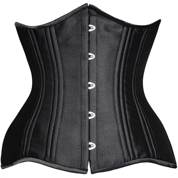SHAPERX Women 24 Double Steel-Boned Longline Heavy Duty Waist Training Corsets Shaper