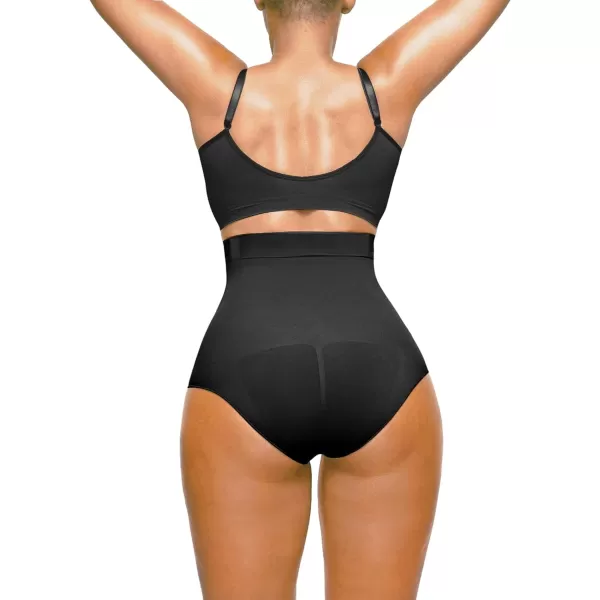 SHAPERX Women's High-Waist Tummy Control Panties - Seamless Butt Lifter Underwear for Sculpted Silhouette