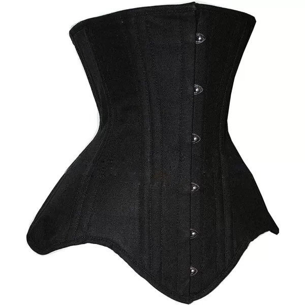 SHAPERX Women's Long Torso Waist Training Corsets Double Steel Boned Heavy Duty Underbust Body Shaper