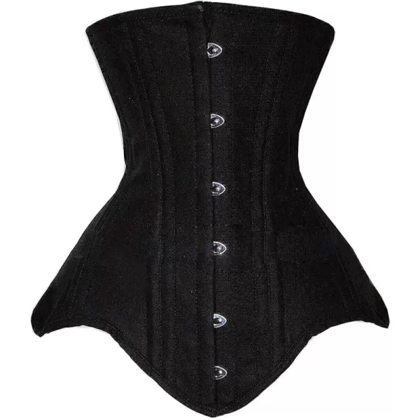 SHAPERX Women's Long Torso Waist Training Corsets Double Steel Boned Heavy Duty Underbust Body Shaper