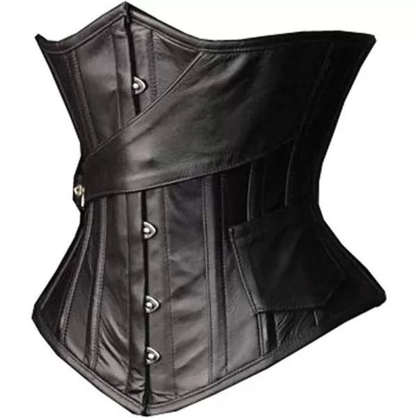 SHAPERX Womens Steampunk Gothic Steel Boned Underbust Waist Training Corsets