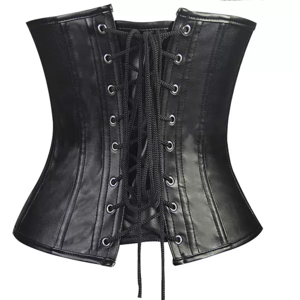 SHAPERX Womens Steampunk Gothic Steel Boned Underbust Waist Training Corsets