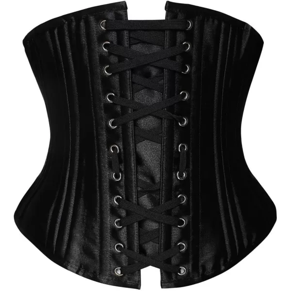 SHAPERX Women's Waist Training Corsets Underbust Heavy Duty 26 Steel Boned Hourglass Silhouette Body Shaper