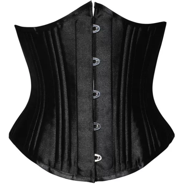 SHAPERX Women's Waist Training Corsets Underbust Heavy Duty 26 Steel Boned Hourglass Silhouette Body Shaper