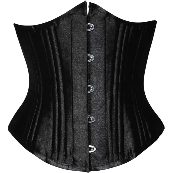 SHAPERX Women's Waist Training Corsets Underbust Heavy Duty 26 Steel Boned Hourglass Silhouette Body Shaper