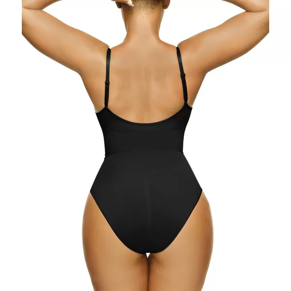 SHAPERX Bodysuit for Women Tummy Control Shapewear Seamless Sculpting Thong Body Shaper Tank Top