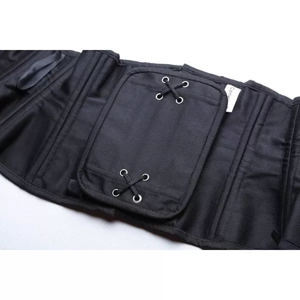 SHAPERX Women's Heavy Duty Corset Double Steel Boned Waist Trainer Corsets Underbust Body Shaper)