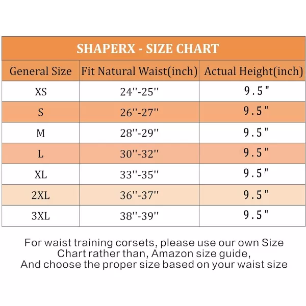 SHAPERX Women's Heavy Duty Corset Double Steel Boned Waist Trainer Corsets Underbust Body Shaper)